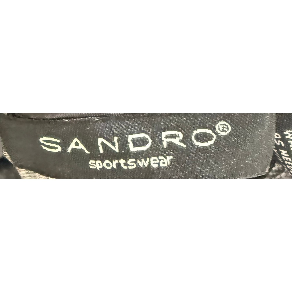 Sandro Paris Tailored Wide Leg Pants Black/Gray‎ Size 14 NWT Chic Minimal - Picture 7 of 8